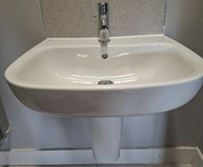 Hand Basin and Tap.