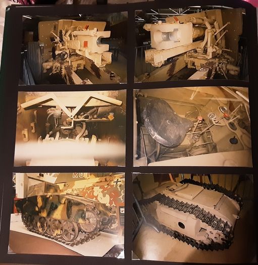 photo album of over 150 militaria vehicle's