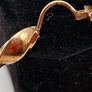 Vintage 9ct yellow gold twist hoop earrings Image 4