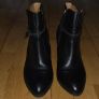Lady Black Leather Ankle Boots PIKOLINOS Image 5