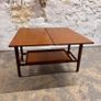 Mid Century Rosewood Extending Coffee Table with Under Tray Image 4