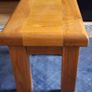 Dunloe Solid Oak Nest of 3 Tables Image 4