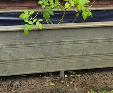 Wooden planter
