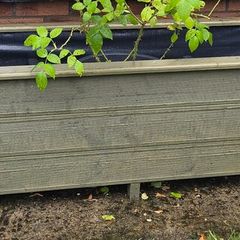 Wooden planter