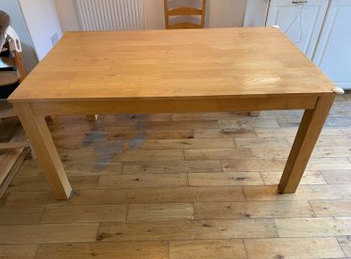 Dining table, solid wood, 6 seater