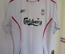 Authentic Liverpool 2005 away Reebok jersey shirt large mens