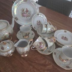 Vintage Chodziez 24 Piece Lustreware Tea Set
