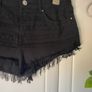 shorts  Bershka size 10 black frayed end style Image 10