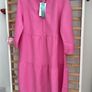 dress Bnwt Cecil linen mix dress 3/4 sleeves tiered knee length small 10/12 Image 2