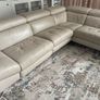 Alessa Leather Corner Sofa With Electric Recliner Image 2