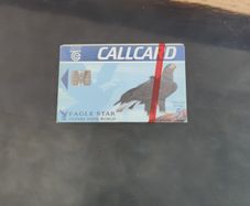 V rare Eagle star call card- only 5000 issued