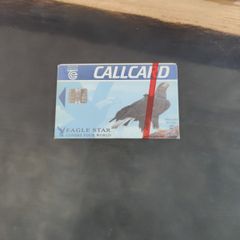 V rare Eagle star call card- only 5000 issued