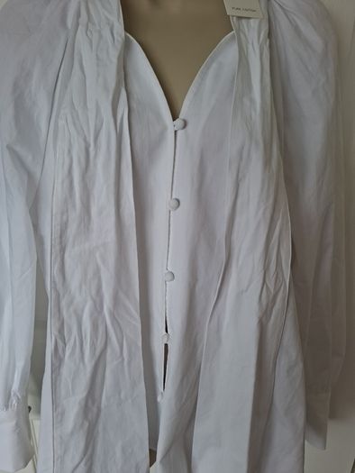 NWT Spring Collection 2026  M & S White L/S Blouse Size 8