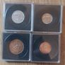 Irish Pre-Euro Coin Display Set In Protective Capsules Image 5