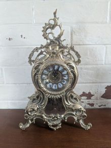 Vintage brass clock