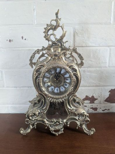 Vintage brass clock