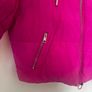 Zara Fuchsia Pink Quilted Puffer Jacket with Hood - XS Image 4