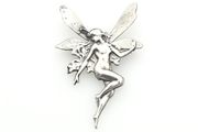 Vintage 1989 Sterling Silver Fairy Brooch, Full Birmingham Hallmarks