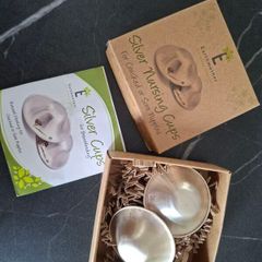 Silver nursing cups