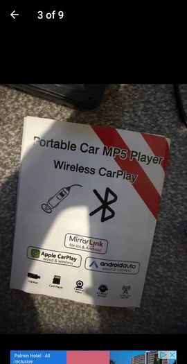 portable car MP5 player wireless car play