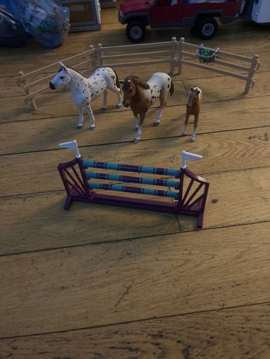 Schleich horse and jump set