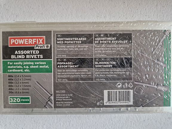 Powerfix assorted blind rivets
