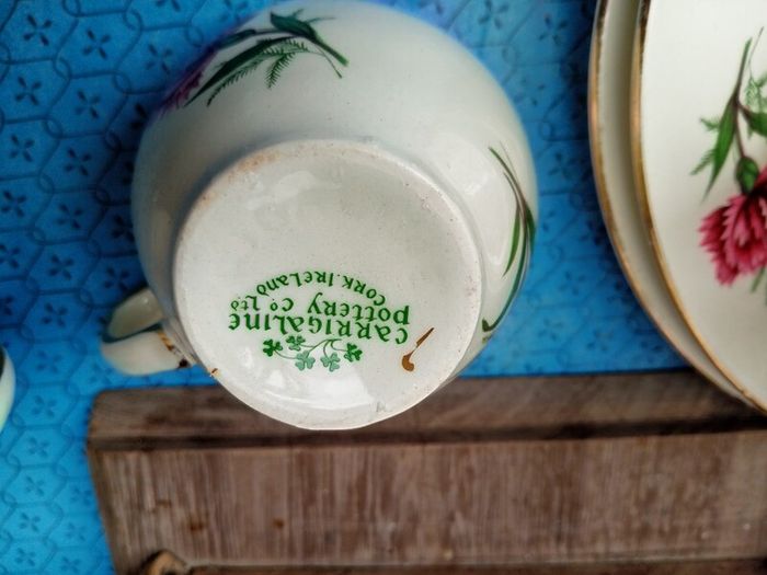 Carrigaline, vintage tea set, vintage cups