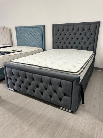 New Double & King Size Bed Frames + Mattress Optional
