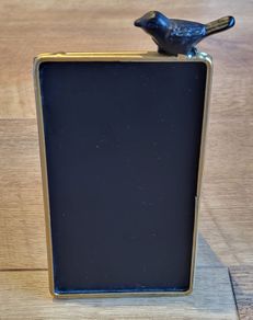 Double Blackboard Bird Gold