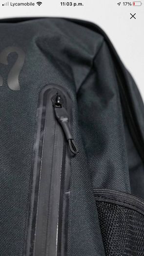 Farah large black backpack