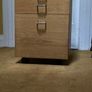Wooden filing cabinet -under desk Image 2