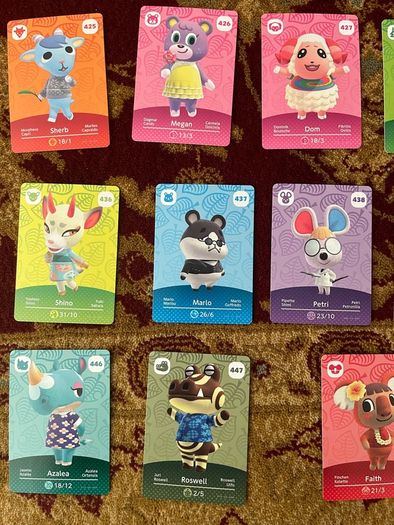 Series 5 Animal Crossing Amiibo Cards