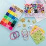 8000+ Pcs Clay Beads Bracelet Making Kit Round Flat Beads Polymer Clay Beads Set Clay Spacer Heishi Beads for Jewellery Making Bracelets Necklace DIY Jewellery Making Kit for Kids Adults,2 Boxes Image 2