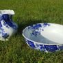Vintage Delft Pitcher and Bowl Set Image 6