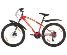 Mountain Bike 21 Speed 26 inch Wheel 42 cm Red