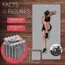 Soft Foam Floor Mat - 18 Pieces Protective Gym Flooring Set, Exercise Mats EVA Puzzle Rubber Tiles, Ground Surface Protection Workout Underlay Matting Sports Pool Home (FREE POSTAGE) Image 2