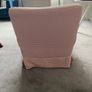 Pink Gingham bedroom Armchair Image 2