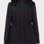 Hobbs Waxed Navy Coat Image 7