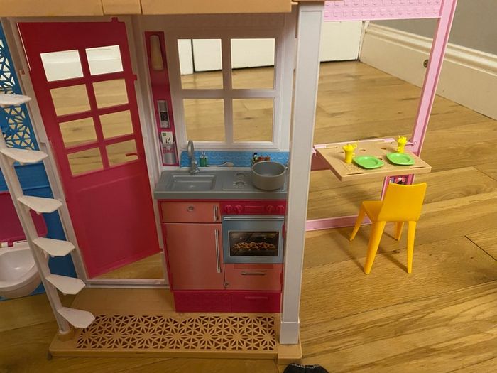 Barbie House Playset with Dolls