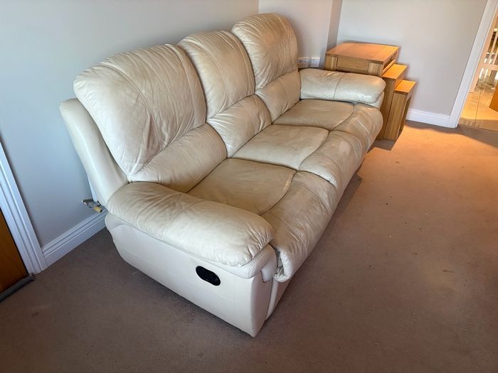 Three Seater Leather Sofa