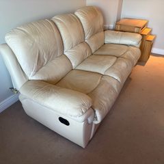Three Seater Leather Sofa