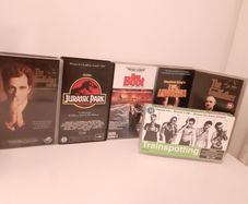 Star wars, Godfather Jurassic Park VHS