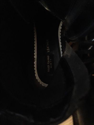 River Island Leather Ankle Boots Size 6