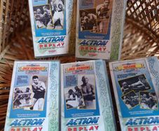 Vintage VHS Boxing Cassettes