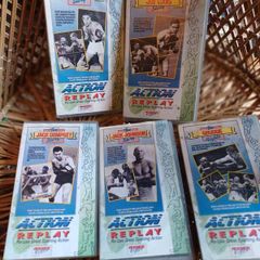 Vintage VHS Boxing Cassettes