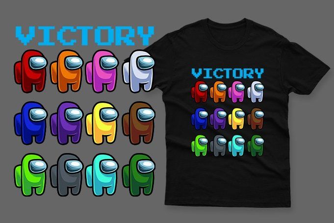 Victory among us t-shirt impostor t-shirt