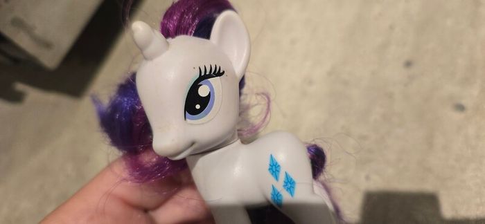 Rarity 3 inch Brushable MLP G4 My Little Pony 2010