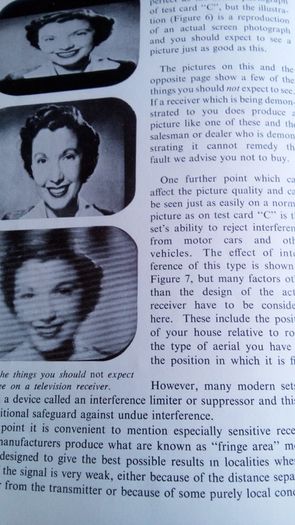 Vintage Booklet. "A Peep Behind The Screens". Advice to people thinking of buying a TV.