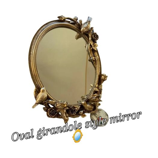 Vintage girandole style mirror