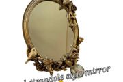 Vintage girandole style mirror